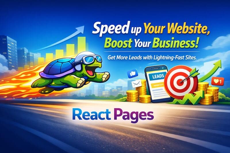 React Pages - Fast, Professional Websites