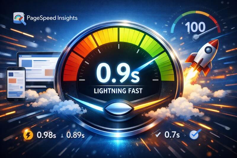 Google PageSpeed Insights Core Web Vitals Score